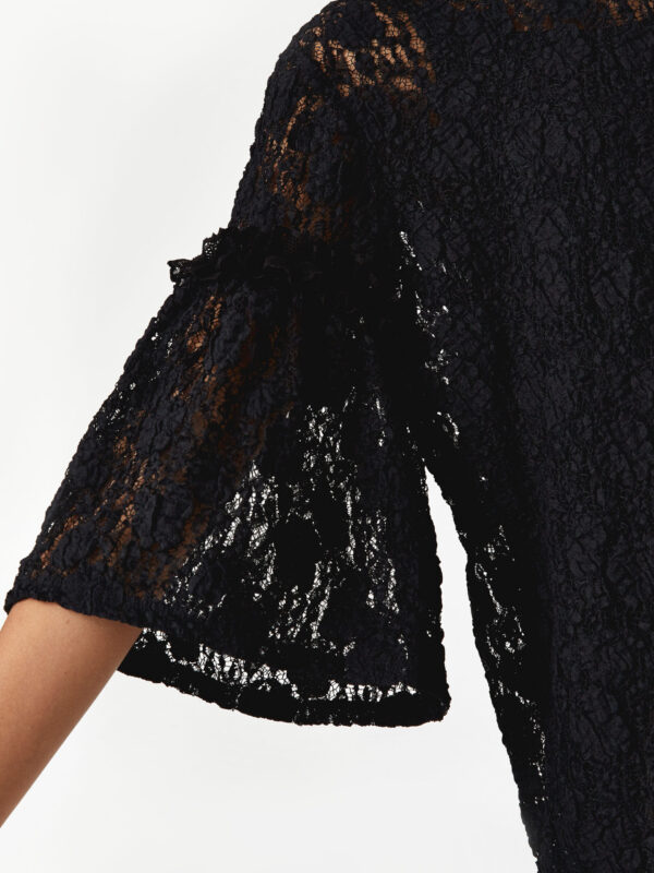 Lace Dress in Black - Image 5