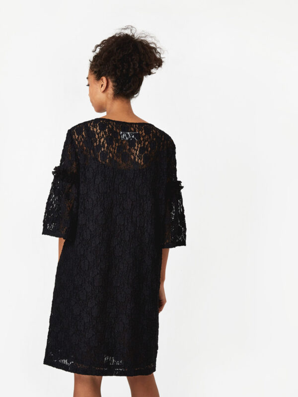 Lace Dress in Black - Image 4