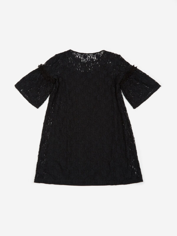 Lace Dress in Black - Image 3