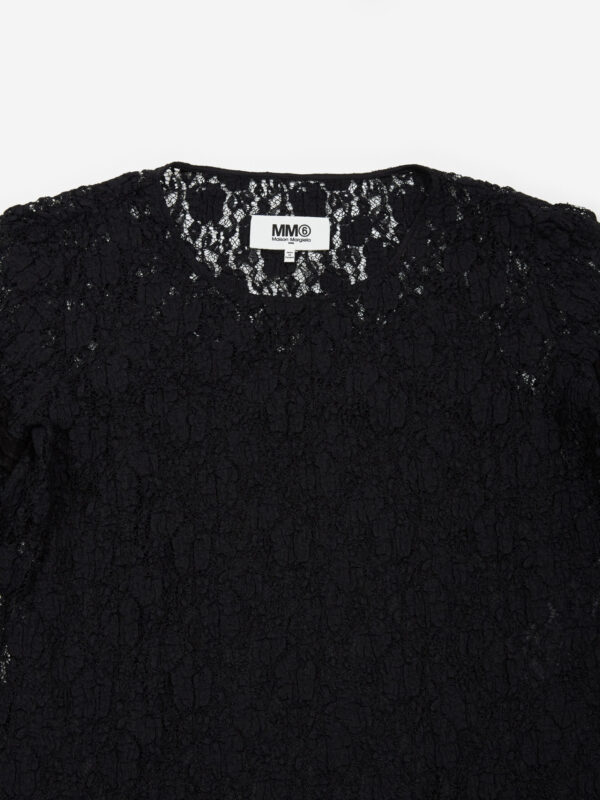 Lace Dress in Black - Image 7